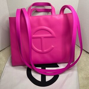 Telfar Vibrant Pink Tote Bag